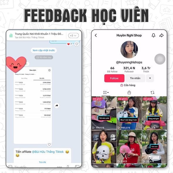 Feedback học viên Huyền Nghi Shop
